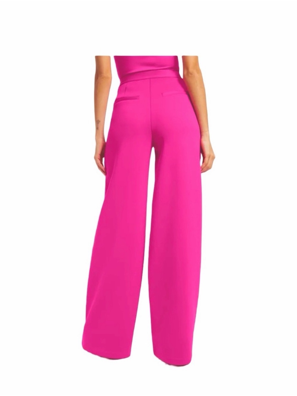Good American Scuba Pant, Bright Fuchsia, size 4